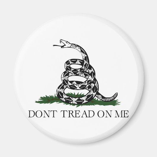 Gadsden Flag "Tread on me" Magnet (Vorne)