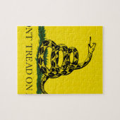 Gadsden Flag - Treten Sie mir nicht auf Puzzle (Horizontal)