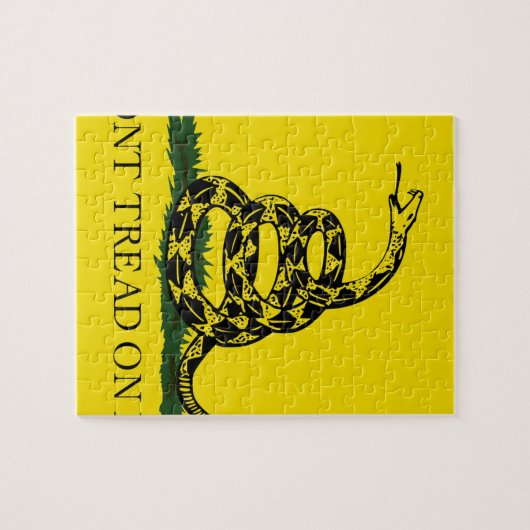 Gadsden Flag - Treten Sie mir nicht auf Puzzle (Horizontal)