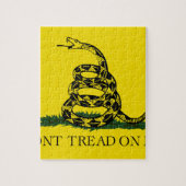Gadsden Flag - Treten Sie mir nicht auf Puzzle (Vertikal)