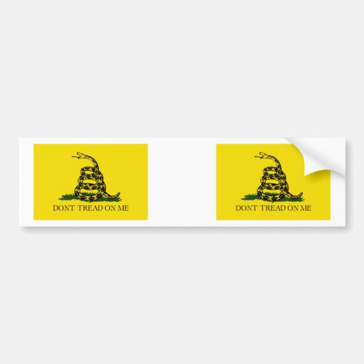 Gadsden-Flagge Autoaufkleber (Vorne)