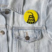 Gadsden-Flagge Button (Beispiel)