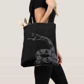 Gadsden-Flagge Don't Tread on Me Grau Tasche (Von Nahem)