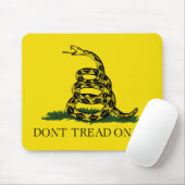 Gadsden-Flagge Don't Tread on Me Mousepad (Mit Mouse)