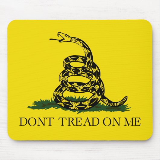 Gadsden-Flagge Don't Tread on Me Mousepad (Vorne)