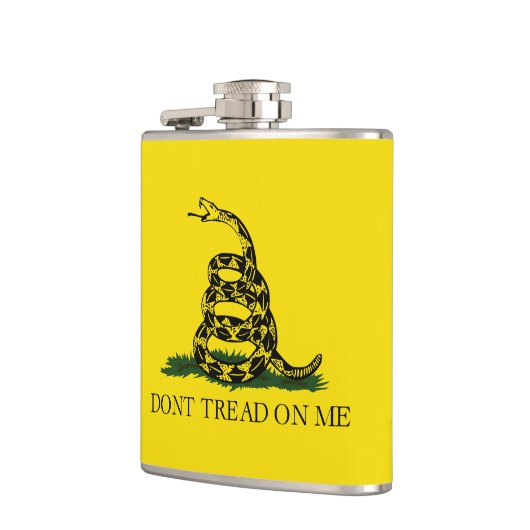 Gadsden-Flagge Flachmann (Links)