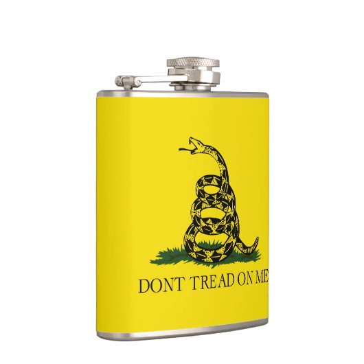 Gadsden-Flagge Flachmann (Rechts)