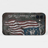 Gadsden-Flagge - Freiheit oder Tod Case-Mate iPhone Hülle (Rückseite (Horizontal))