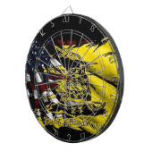 Gadsden-Flagge - Freiheit oder Tod Dartscheibe (Vorderseite rechts)