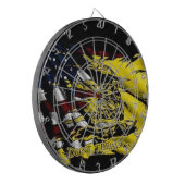 Gadsden-Flagge - Freiheit oder Tod Dartscheibe (Vorderseite Links)