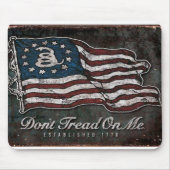 Gadsden-Flagge - Freiheit oder Tod Mousepad (Vorne)