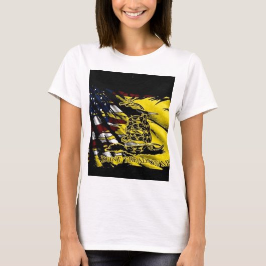 Gadsden-Flagge - Freiheit oder Tod T-Shirt (Vorderseite)
