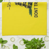 Gadsden-Flagge Geschirrtuch (Gefaltet)