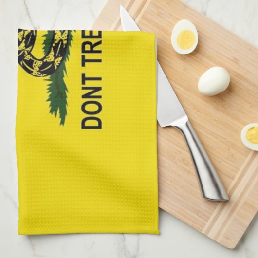 Gadsden-Flagge Geschirrtuch (Viertel Falte)