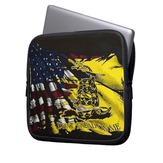 Gadsden-Flagge iPad Minihülse Laptopschutzhülle (Vorderseite Links)