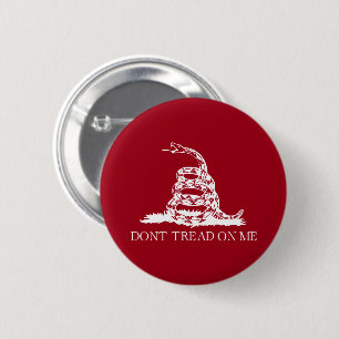 Gadsden-Flagge Libertäre Schlange Tritt mir nicht Button