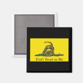 Gadsden-Flagge Magnet (Vorderseite/Rückseite)