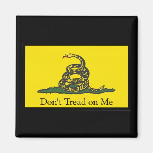Gadsden-Flagge Magnet (Vorne)