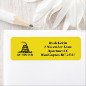 Gadsden-Flagge nicht auf mich zuschneiden (Insitu)