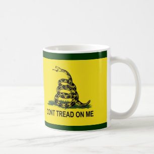 Gadsden-Flagge treten nicht auf mir Kaffeetasse