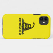 Gadsden-Flagge treten nicht auf mir politisch Case-Mate iPhone Hülle (Rückseite (Horizontal))