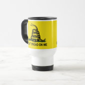 Gadsden-Flagge treten nicht auf mir Reisebecher (Vorderseite Links)