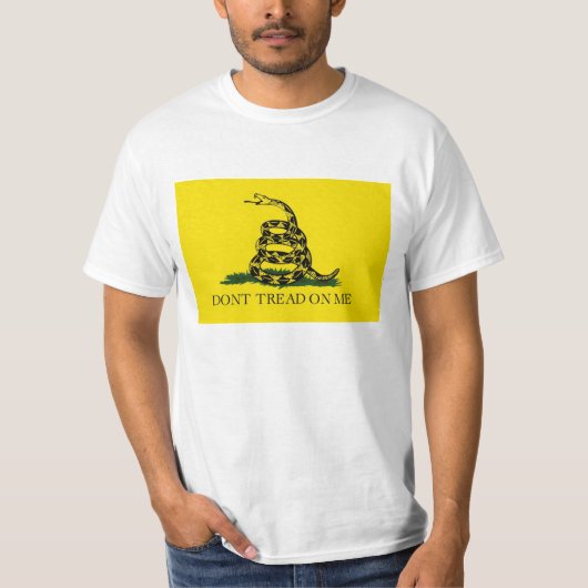 Gadsden-Flagge treten nicht auf mir T-Shirt (Vorderseite)