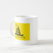 Gadsden-Flagge - treten Sie nicht auf mir - Kaffeetasse (Vorderseite Links)