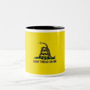 Gadsden-Flagge Zweifarbige Tasse