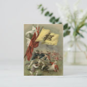 Gadsden-Flaggen-revolutionärer Krieg Bunker Hill Postkarte (Stehend Vorderseite)