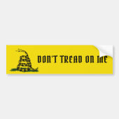 Gadsden-Flaggenvariante Autoaufkleber (Vorne)