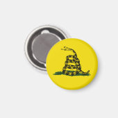 Gadsden-Flaggenvariante Magnet (Vorderseite/Rückseite)