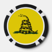 Gadsden-Flaggenvariante Pokerchips (Rückseite)
