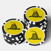 Gadsden-Flaggenvariante Pokerchips (Stapel)