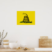 Gadsden-Flaggenvariante Poster (Küche)
