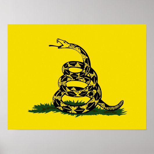 Gadsden-Flaggenvariante Poster (Vorne)