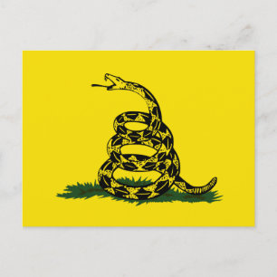 Gadsden-Flaggenvariante Postkarte