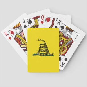 Gadsden-Flaggenvariante Spielkarten