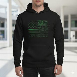 Gadsden Heritage Heavyweight Schwarz Kapuzenpullov Hoodie