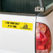 Gadsden John Galt ist es Zeit Autoaufkleber (Auf Lkw)