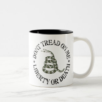 Gadsden-Kaffee-Tasse Zweifarbige Tasse