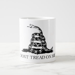 Gadsden-Rattlesnake-Flagge: Amerikanischer Unabhän Jumbo-Tasse