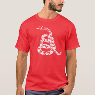 Gadsden-Schlange - Weiß T-Shirt