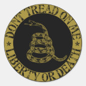 Gadsden Sticker (Vorderseite)