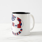 Gadsden-Tasse Zweifarbige Tasse (VorderseiteRechts)