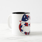 Gadsden-Tasse Zweifarbige Tasse (Vorderseite Links)