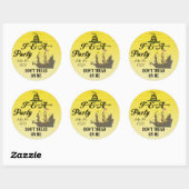Gadsden - Tee-Party, als wäre es 1773 Stickers (Blatt)