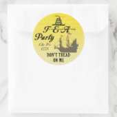 Gadsden - Tee-Party, als wäre es 1773 Stickers (Tasche)