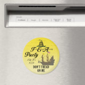 Gadsden - Tee-Party wie 1773 Magnet (In Situ (Geschirrspüler))