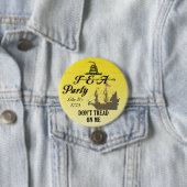 Gadsden - Tee-Party wie es ist Knopf 1773 Button (Beispiel)